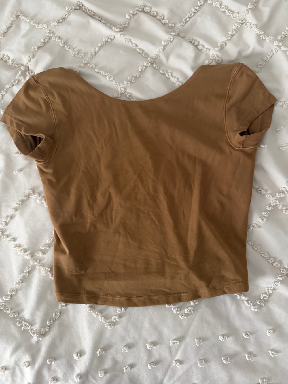 Short sleeve backless top